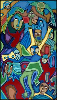 The Joy of Play by Daphne Odjig sold for $46,800