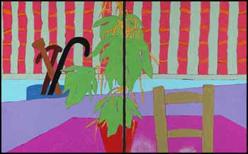 Interior by Jack Henry Pollock sold for $468
