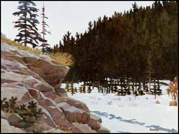 Winter Landscape by Walter (Drahanchuk) Drohan sold for $375
