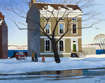 Brilliant Afternoon, Brunswick Street - Halifax, NS by Anthony Law sold for $2,000