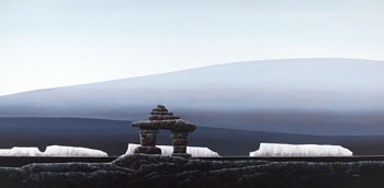 Inukshuk by Ken Kirkby sold for $4,063