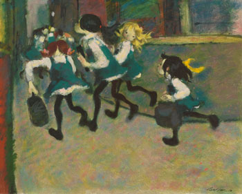 Children Running by William Arthur Winter vendu pour $4,688