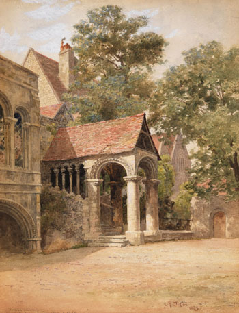 The Porch by Lucius Richard O'Brien sold for $8,750