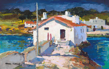 Portugese Farm by Sam Black vendu pour $1,500