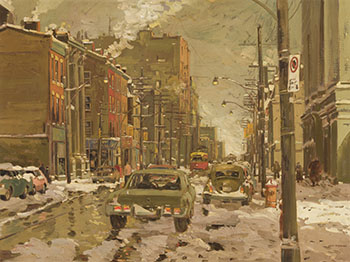 Toronto Street Scene by Arto Yuzbasiyan sold for $3,750