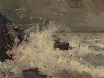 Paysage marin by Leo Ayotte sold for $1,250