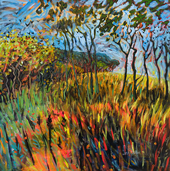 Landscape by Deryk Houston sold for $2,125