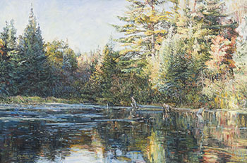 Algonquin Sunset by Donald Besco vendu pour $1,250