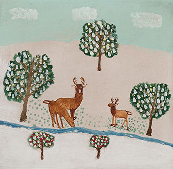 A Herd of Deer by Everett Lewis sold for $1,125