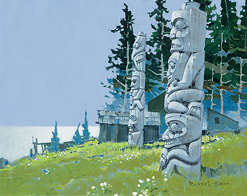 Tsimshian Atmosphere by Robert Genn sold for $11,250