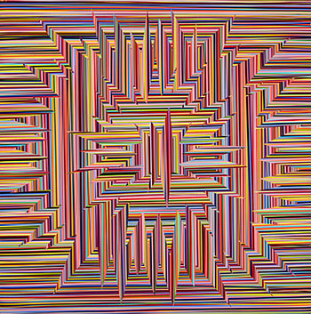 Colourburst in Moderation and Excess by Bradley Harms sold for $1,625