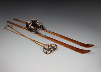 Peterborough Ski Set by  Canadian School sold for $625
