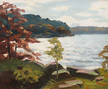 Facing the Sun, Lake Muskoka by George Thomson vendu pour $1,250