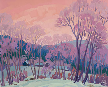 Roses du soir, Charlevoix by Antoine St-Gilles vendu pour $1,375