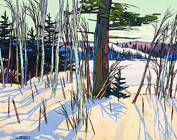Strong Light, Muskoka, Ontario by Thomas Frederick Haig Chatfield sold for $2,375