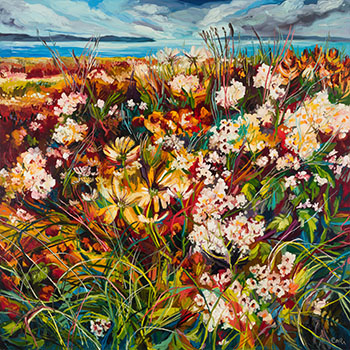 Wading Through Blooms by Cori Creed vendu pour $4,063