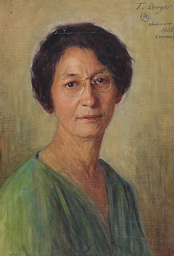 Portrait de femme by Tom von Dreger sold for $625