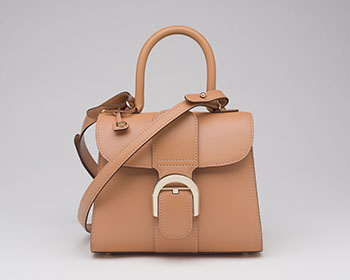 A CARAMEL CALF LEATHER BRILLANT MINI BAG by  DELVAUX sold for $3,125