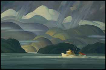 Charlottes Rain Storm by Ronald Threlkeld Jackson sold for $3,738
