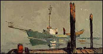 Early Catch, Ingonish, Cape Breton Island by John Adrian Darley Dingle vendu pour $1,610
