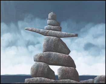 Inukshuk by Ken Kirkby sold for $2,106