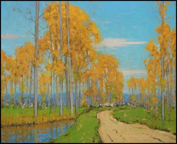 Landscape with Trees by Charles Herbert Eastlake sold for $1,638