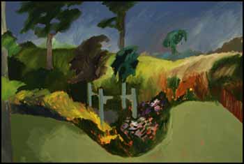 Hillside and Garden by Christopher Broadhurst sold for $2,500