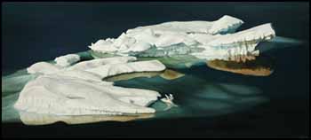 Ice Pans - Pond Inlet by Ivan Trevor Wheale vendu pour $1,250