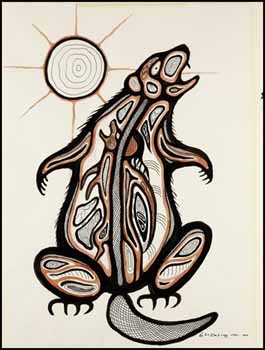 Beaver by Carl Ray sold for $3,245