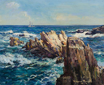 Incoming Tide, Nova Scotia by George Horne Russell sold for $1,750