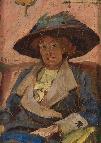 Portrait of Lillian May by Attributed to Henrietta Mabel May vendu pour $1,000