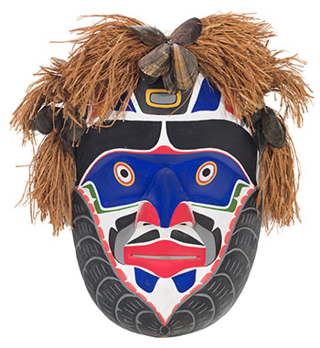 Mussel Spirit Mask by Russell Smith sold for $3,125