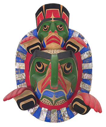 Bella Coola Style Frontlet by Beau Dick sold for $7,500