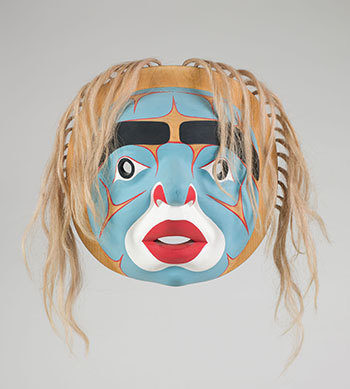 Bella Coola Moon Mask by Beau Dick sold for $6,875
