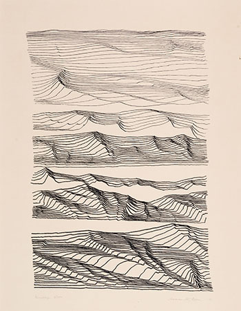 Linescape by Norman McLaren sold for $875