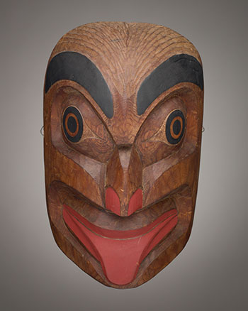Mask by Doug Cranmer sold for $1,250