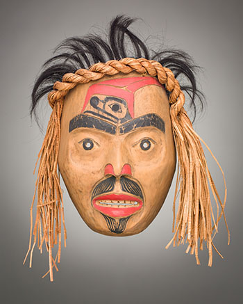 Haida Portrait Mask by Freda Diesing sold for $31,250