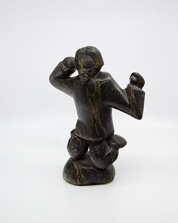 Kneeling Man by Napachie Ashoona sold for $125