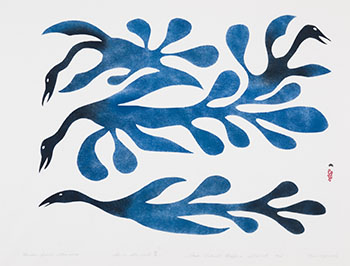 Birds from the Sea by Kenojuak Ashevak sold for $20,000