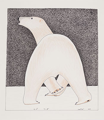 Polar Bear by Kananginak Pootoogook sold for $875