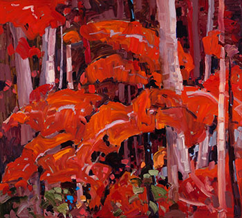 Rouges de septembre by Bruno Cote sold for $15,000