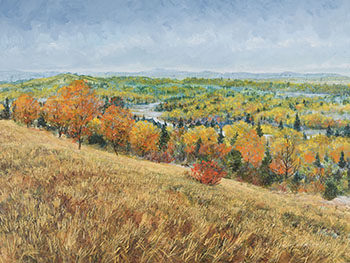 Autumn in the Valley, N.W. of Calgary, Alberta by Randolph T. Parker sold for $1,625