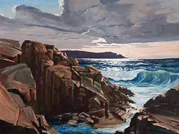 Seascape by Daniel Izzard sold for $2,000