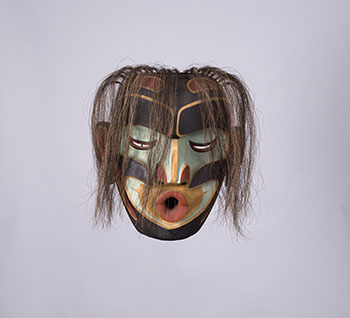 Wild Woman Mask by Val Stickings sold for $750