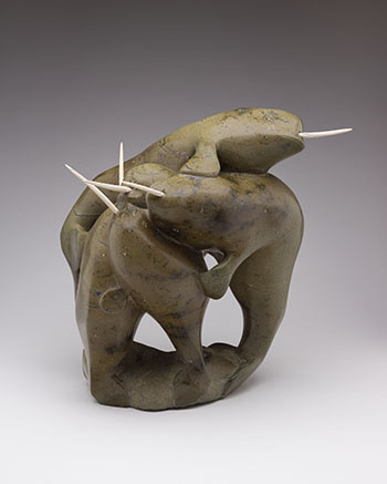 Group of Narwhals by Unidentified Cape Dorset vendu pour $3,125