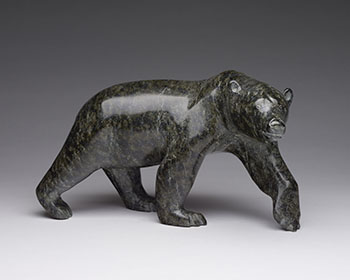 Prowling Polar Bear by Henry Evaluardjuk sold for $7,500
