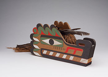Nuu-Chah-Nulth Headdress by Joe David vendu pour $2,125