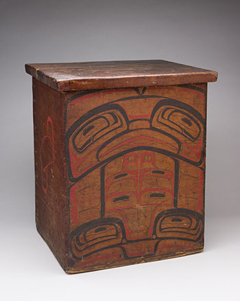 Tsimshian Steam-Bent Corner Box by Early Tsimshian Artist vendu pour $8,750