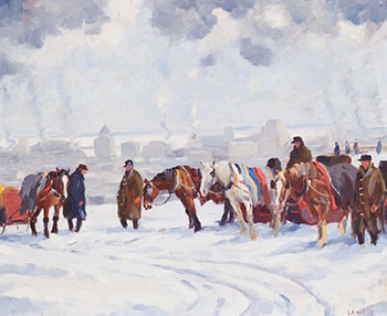 View of Montreal from the Mount Royal by John Douglas Lawley sold for $5,625