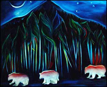 Moonlight Sonata: Nightwalk II by Joane Cardinal-Schubert sold for $4,025